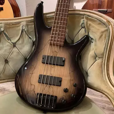 Ibanez GSR205SM Spalted Maple 5-String Bass - Natural Gray Burst (NGT) • $329.99