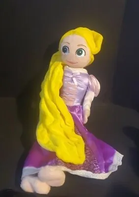 Disney Store Tangled Rapunzel Plush Doll Toy Fabric Hair 19 Inch • £15.56