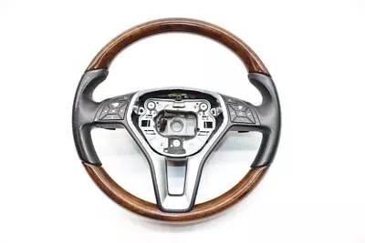 2013 Mercedes E350 W212 Sedan #260 Steering Wheel W/ Paddle W/ Wood W/o Heat • $179.99