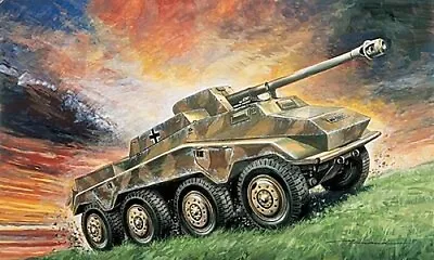 Italeri SdKfz 234/4 German Armor Vehicle - Plastic Model Military Vehicle Kit • $20.69