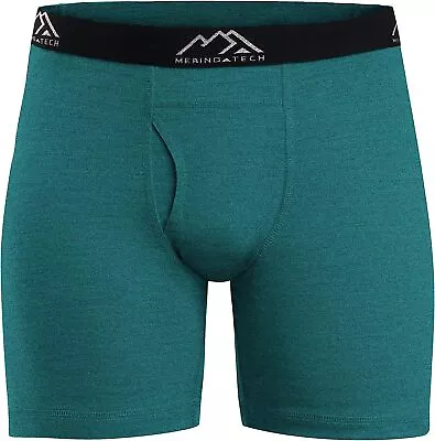 Merino.tech Merino Wool Underwear Mens - 100% Merino Wool Base Layer Boxer Brief • $66.54