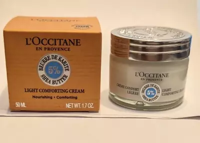 L'Occitane Shea Butter Light Comforting Face Cream - 1.7 Oz - New In Box • $22.99