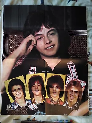 Bay City Rollers BCR Woody Ian Motorcross Poster Germany 1970s • $36.99