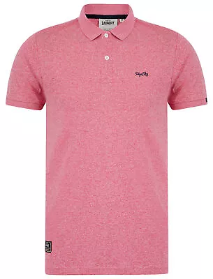 Tokyo Laundry Polo Shirt Men's Grindle Cotton Blend Jersey T-Shirt Top Plain Tee • £16.99