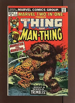 Marvel Two In One #1 - The Thing & Man Thing! (6.0/6.5) 1974 • $14.02