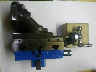 LATHE VERTICAL MILLING SLIDE SWIVEL BASE4X5 WITH CENTERING VICE 2 SELF Vertical • $188.66