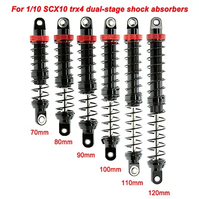 2/4PCS Metal 70-120mm Shock Absorber Damper For 1/10 TRX-4 SCX10 D90  RC Crawler • $12.69