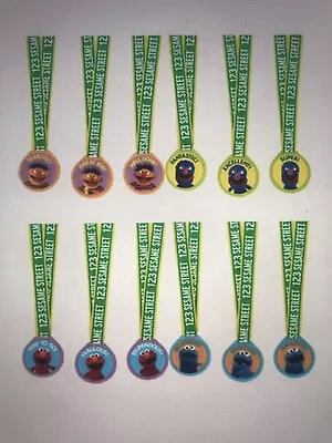 Sesame Street Party Supplies Favors 12 Asst Medals • $6.99