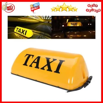 $9.99 • Buy New 12v Taxi Cab Sign Roof Top Topper Car Magnetic Lamp LED Light Waterproof