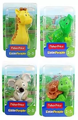 £14.95 • Buy Fisher Price Little People Zoo Animals 4pk Giraffe, Crocodile, Koala Tortoise S2