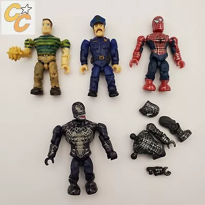 Mega Bloks Spiderman Final Battle Marvel Venom Sandman Bank Heist Lot • $84.99