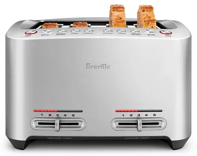 $239 • Buy New Breville The Smart Toast® 4 Slice Toaster Bta845bss Rrp$269