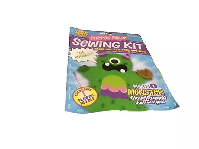 Easy Craft Puppet Pals Sewing Kit - Monster - All Items Included To Make Puppet • £1.99