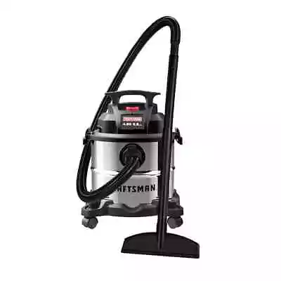 CRAFTSMAN 5-Gallons 4-HP Corded Wet/Dry Shop Vacuum With Accessories Included • $48.84