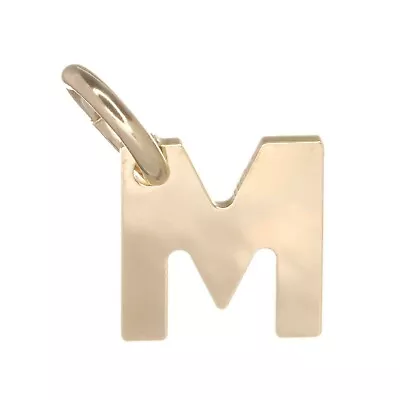 New 9ct Gold Small Alphabet Initial Pendant Letter Charm A Z - 14mm • £29.81