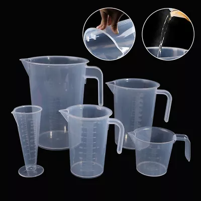 Plastic Measuring Cup With Scale Handle Transparent Measuring Cups Nestin..x • $3.29