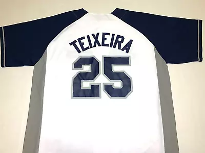 Rare Vintage Mark Teixeira New York Yankees Major League Baseball Jersey New! XL • $53.99