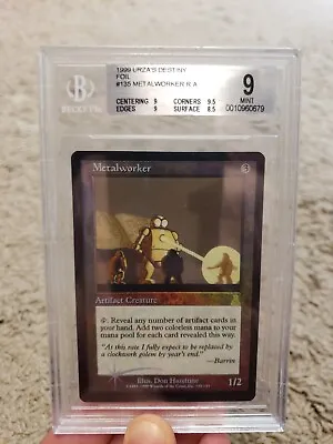 MINT FOIL MTG Metalworker BGS 9.0 Graded Extremely Rare Reserved List! • $12997.97