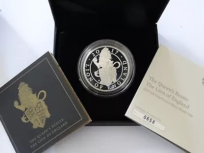 2017 1oz Silver Proof Lion Of England Queen's Beast With COA • £149