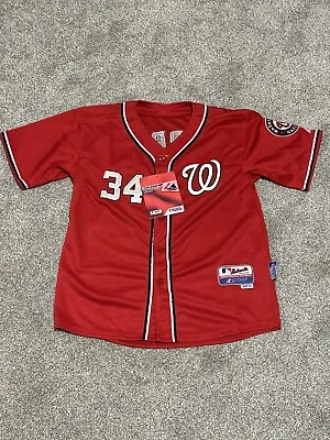 Bryce Harper Washington Nationals Authentic Majestic Cool Base Jersey Youth XL • $39.99
