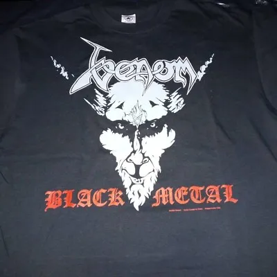 VENOM Black Metal Band NEW Vintage Goat & Possessed Song Lyrics 1996 XL T-Shirt • $400