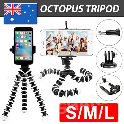 $12.45 • Buy Portable Octopus Tripod Stand Gorilla Pod For Universal Phone GoPro Camera DSLR