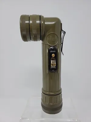 Vintage FULTON MX-991U RIGHT ANGLE Military Flashlight W LENSES Made In U.S.A. • $14.99
