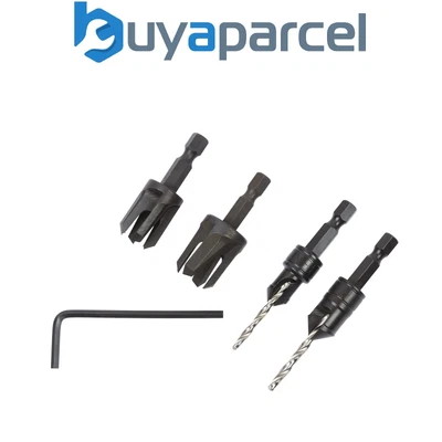 £42.94 • Buy Trend SNAP/PC/A Trend Snappy 4 Piece Set Countersink & Plug Cutter Set