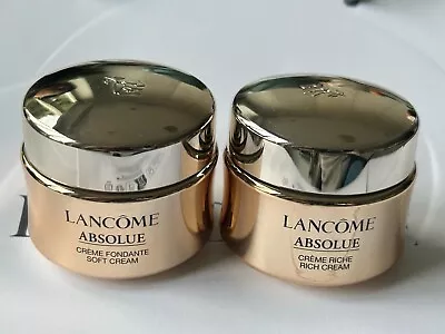 Set Of Lancome Absolue Soft＆rich Cream 15ml Each • £38.99