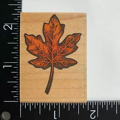 Rubber Stampede Maple Leaf 272D Fall Tree Autumn Rubber Stamp • $3.19