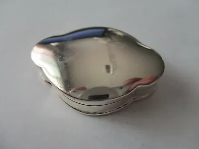 Sterling Silver Pill Box Infinity Style Solid 925 Silver Smooth Top  • $31.50