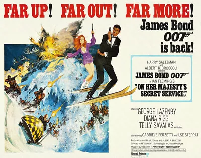 Decoration POSTER Print.James Bond 007.Far Up.Home Room Interior Art Wall.6724 • £55.01