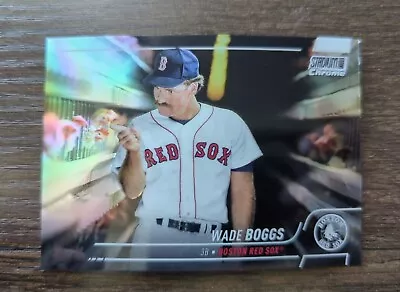 2022 Topps Stadium Club Chrome Refractor Wade Boggs #196 HOF • $1.19