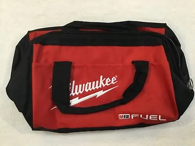 New Milwaukee Fuel M18 / M12 13  Heavy Duty Contractors Tool Bag 13  X 9  X 10  • $16.69