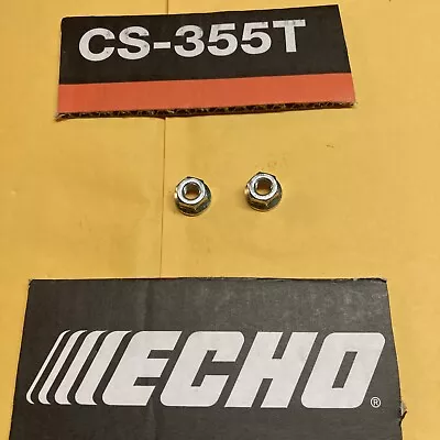 New Genuine OEM Echo CS-355T Top Handle Pro Chainsaw Bar Nuts • $9.95