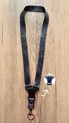 Coach Lanyard Neck Strap Keyring Llavero New 19inch Brown • $41.86