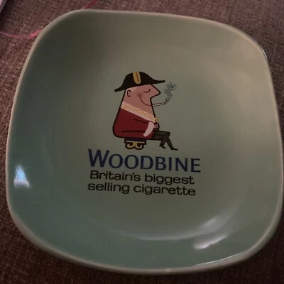 £10 • Buy Vintage Woodbine Ceramic Ashtray.