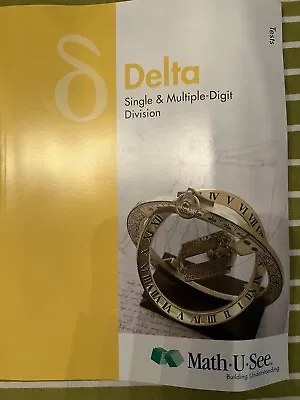 Math U See Delta Instruction Manual DVD Test Book. Single Multi Digit Division • $28