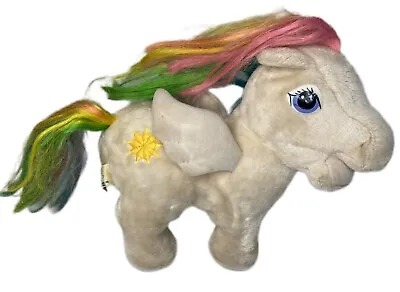 Hasbro Softies My Little Pony STARSHINE Pegasus Plush 1984 Vintage Rainbow White • $19.99