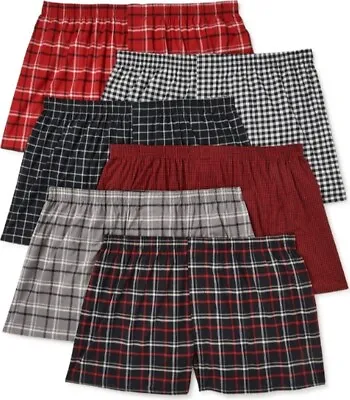 New George Men's 6-Pack Woven Boxer Shorts Size M 32-34 • $19.99