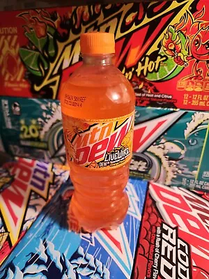Mountain Dew Livewire Full 20oz Sealed Bottle Orange - May 2024 Expiration MTN • $9