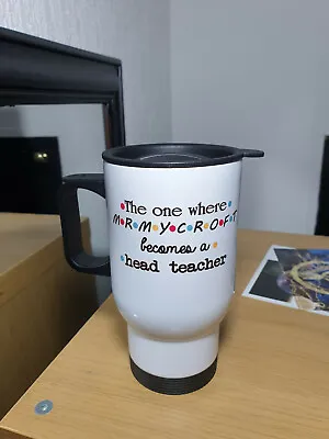 £14.99 • Buy Personalised Friends TV Show The One Where Thermal Travel Mug Teacher Funny Gift