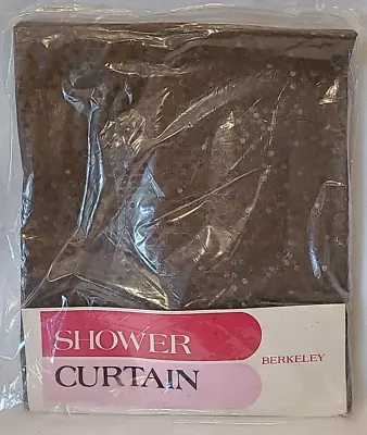 Vintage Berkeley Shower Curtain Brown Sparkle 70”x72” • $7.99