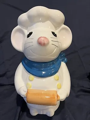 Vintage Chef Pierre Mouse Baker Cookie Jar By Metlox • $28.50