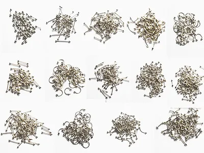 Wholesale Lots Mixed 2000PCS 316L Barbell Ring Body Jewelry Piercing Earring • $130
