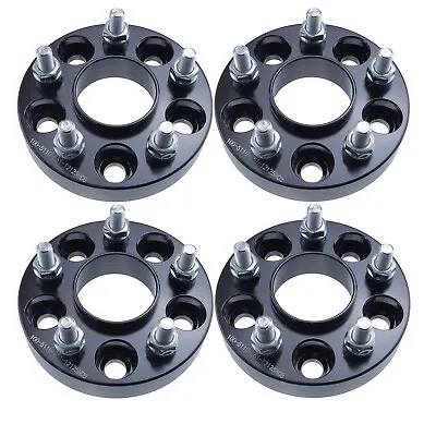 4x 1  Hubcentric Wheel Spacers 5x110 Fits Jeep Cherokee Renegade 2015-2018 25mm • $74.95