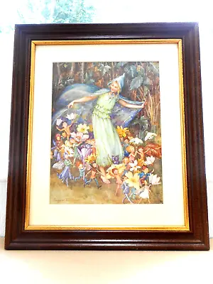 VINTAGE FRAMED  THE FAIRY TROUPE  PRINT BY MARGARET W. TARRANT 16.75  X 19.75  • £19.99