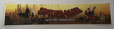 Marvel Into The Spider-Verse Spider-Man Movie Mylar Banner Poster Small 2.5x11 • $15