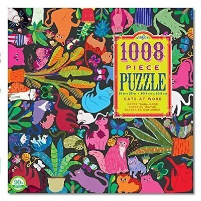 EeBoo - Cats At Work Puzzle 1000pc • $43.99