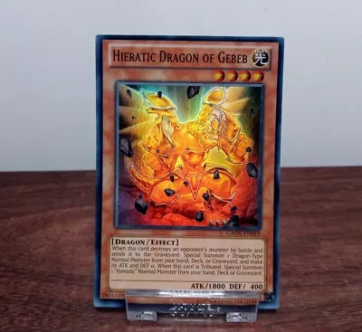 Yugioh  Hieratic Dragon Of Gebeb GAOV-EN019 Super Rare Unlimited NM • £6.49